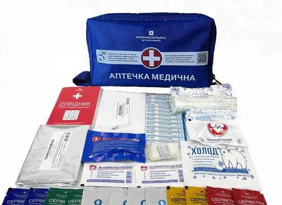 Аптечка медицинская ФармМедАльянс первой помощи, мягкий футляр
