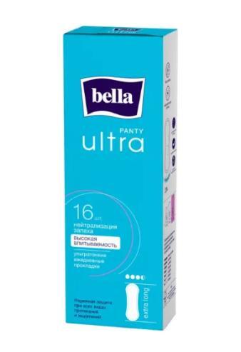 Прокладки гигиенические ежедневные Bella Panty Ultra Extra Long, 16 штук