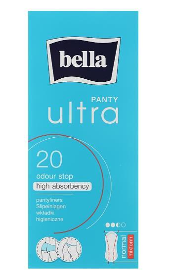 Прокладки гигиенические ежедневные Bella Panty Ultra Normal Mixform, 20 штук