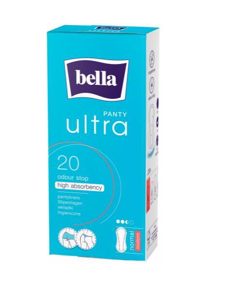 Прокладки гигиенические ежедневные Bella Panty Ultra Normal Mixform, 20 штук
