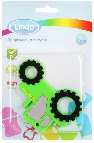 Прорезыватель для зубов Lindo LI 328 силиконовый Трактор