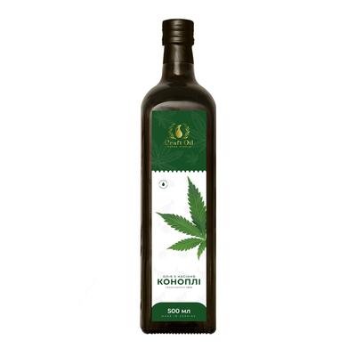 Масло конопляное Craft Oil холодного отжима, 500 мл