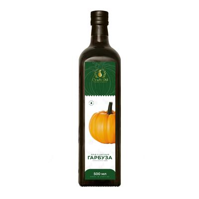 Масло семян тыквы Craft Oil холодного отжима, 500 мл