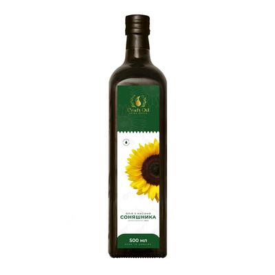 Масло подсолнечное Craft Oil холодного отжима, 500 мл