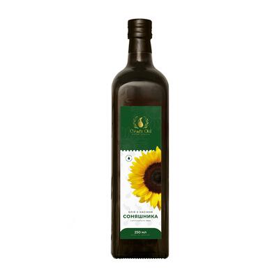 Масло подсолнечное Craft Oil холодного отжима, 250 мл