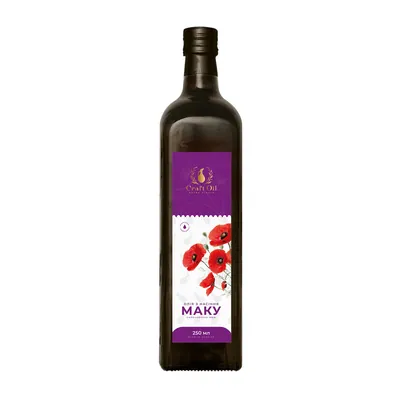 Олія макова Craft Oil холодного віджиму, 250 мл