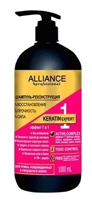 Шампунь-реконструкція Alliance Professional Keratin Expert, 1 л