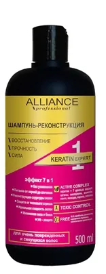 Шампунь-реконструкція Alliance Professional Keratin Expert, 500 мл