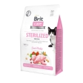Корм сухой для стерилизованных котов с чувствительным пищеварением Brit Care Cat GF Sterilized Sensitive с кроликом, 7 кг