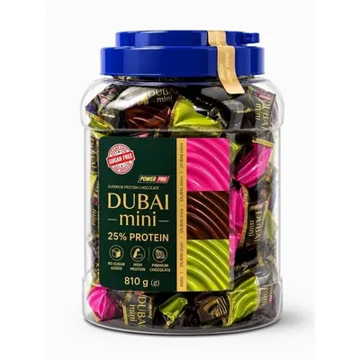Цукерки Power Pro Dubai Mini фісташка, малина, шоколад, 810 г