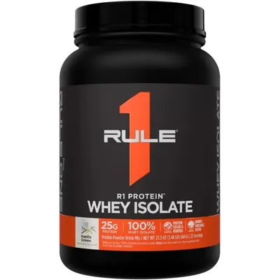 Протеїн сироватковий ізолят Rule One R1 Protein Whey Isolate, ванільний крем, 660 г