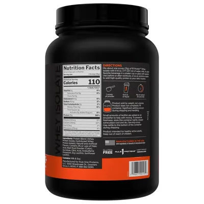 Протеїн сироватковий ізолят Rule One R1 Protein Whey Isolate, полуниця-банан, 660 г