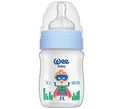 Пляшечка для годування Wee Baby Classic Plus PP з широкою шийкою, силіконова соска №1, 125 мл