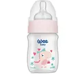 Пляшечка для годування Wee Baby Classic Plus PP з широкою шийкою, силіконова соска №1, 125 мл