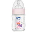 Пляшечка для годування Wee Baby Classic Plus PP з широкою шийкою, силіконова соска №1, 125 мл