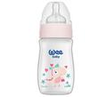 Пляшечка для годування Wee Baby Classic Plus PP з широкою шийкою, силіконова соска №1, 250 мл