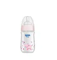 Пляшечка для годування Wee Baby Classic Plus скляна термостійка з широкою шийкою, силіконова соска №1, 180 мл