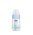 Пляшечка для годування Wee Baby Classic Plus скляна термостійка з широкою шийкою, силіконова соска №1, 180 мл