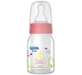 Пляшечка для годування Wee Baby Classic скляна, силіконова соска №1, 125 мл