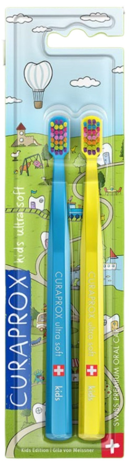 Набор Curaprox Kids Ultra Soft DUO Special Edition 2025 детских зубных щеток, 2 шт
