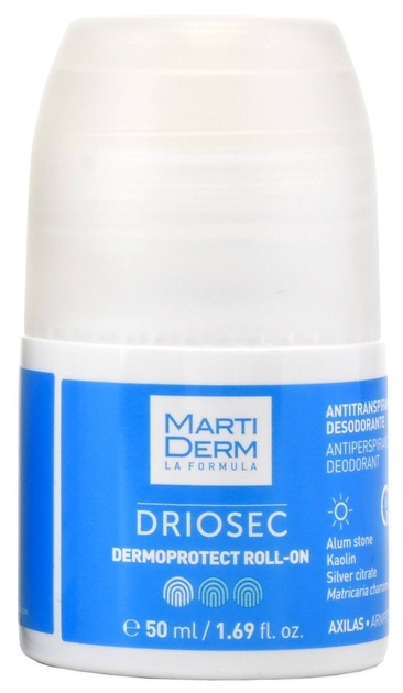 Дезодорант-антиперспирант роликовый Martiderm Driosec Dermoprotect 48h, 50 мл