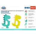 Іграшка-прорізувач для дітей Canpol babies 51/006 Динозавр силіконовий