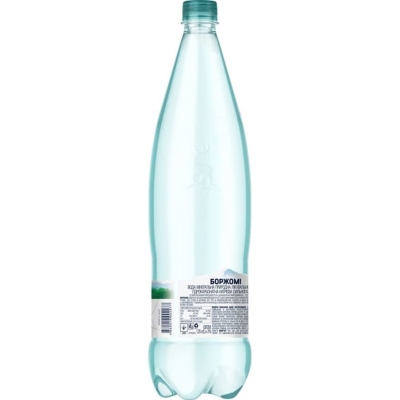 Вода минеральная Borjomi газированная, 1,25 л