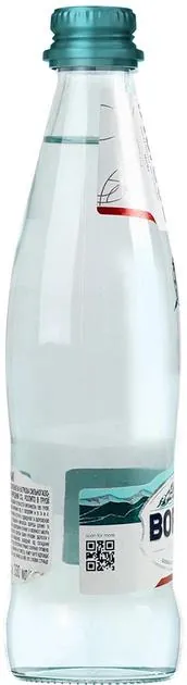 Вода мінеральна Borjomi газована, скляна пляшка, 0,33 л