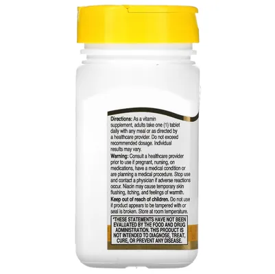Ніацин 21st Century Niacin 500 мг, 100 таблеток