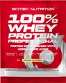 Протеїн сироватковий змішаний Scitec Nutrition 100% Whey Protein Professional банан, 30 г