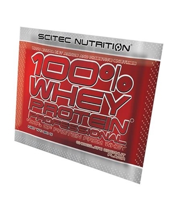 Протеин Scitec Nutrition 100% Whey Protein Professional, шоколад-кокос, 30 г