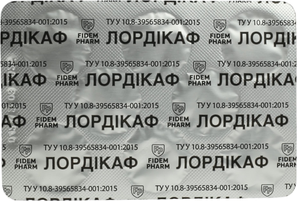 Лордикаф Fidem Pharm леденцы со вкусом мед-лимон №16