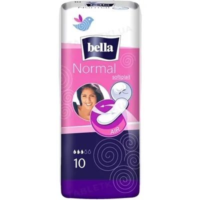 Прокладки гігієнічні Bella Normal Softiplait, 10 шт