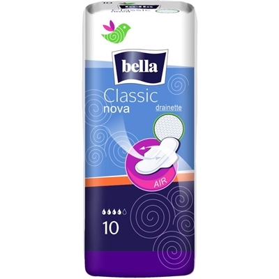 Прокладки гигиенические Bella Classic Nova Drainette, 10 шт