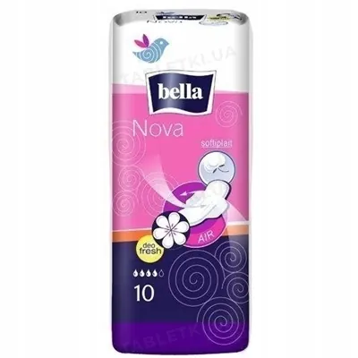 Прокладки гігієнічні Bella Nova Softiplait Deo fresh, 10 шт