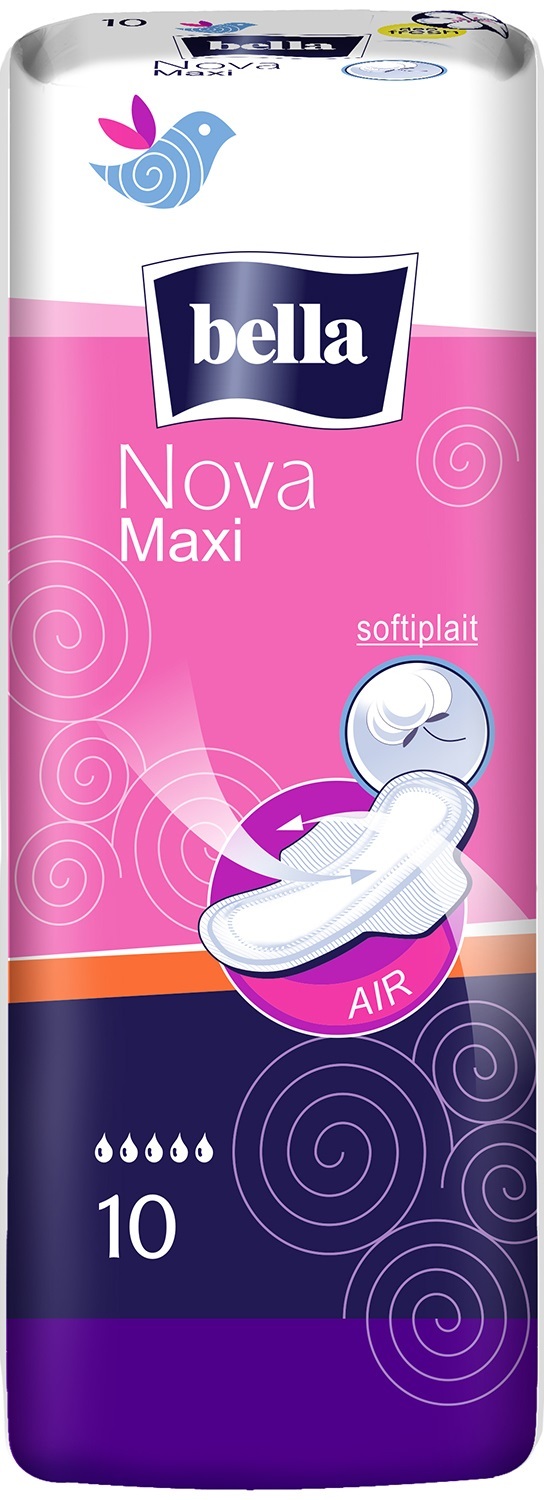 Прокладки гигиенические Bella Nova Maxi Softiplait, 10 шт