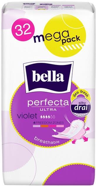 Прокладки гигиенические Bella Perfecta Ultra Violet Silky Drai Deo Fresh, 32 шт