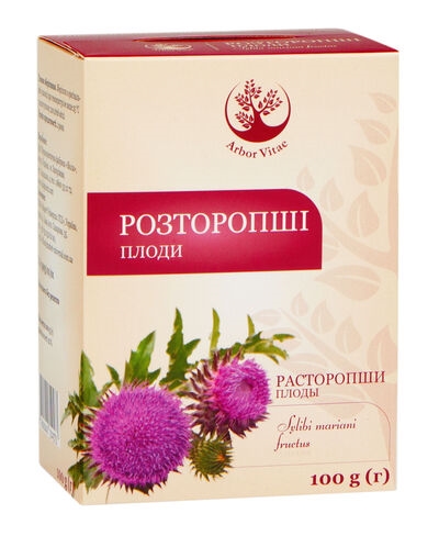 Розторопші плоди по 100 г у пач. з внут. пак.