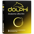 Презервативы Dolphi Анатомические сверхтонкие, 3 штуки