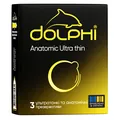 Презервативи Dolphi Anatomic Ultra Thin ультратонкі та анатомічні, 3 штуки