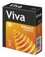 Презервативы Viva Ребристые, 3 штуки