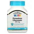 Калію глюконат 21st Century Potassium Gluconate 595 мг таблетки №110