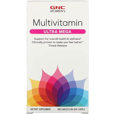 Витамины GNC Women's Ultra Mega Multivitamin, 180 таблеток