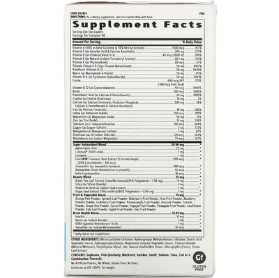 Витамины GNC Women's Ultra Mega Multivitamin, 180 таблеток