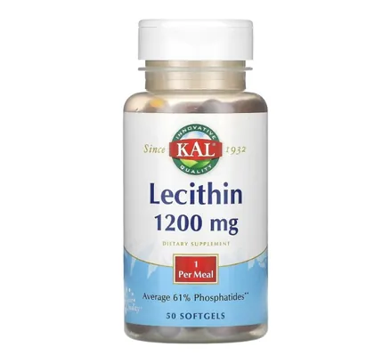 Лецитин KAL Lecithin 1200 мг, 50 м'яких капсул