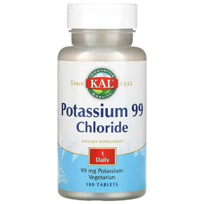 Калий 99 хлорид KAL Potassium 99 Chlorid, 100 таблеток