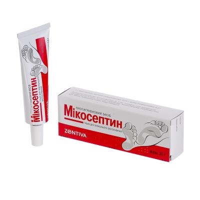 Микосептин мазь по 30 г в тубах