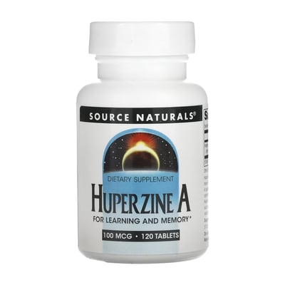 Гуперзин А Source Naturals Huperzine A 100 мкг, 120 таблеток