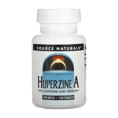 Гуперзин А Source Naturals Huperzine A 100 мкг, 120 таблеток