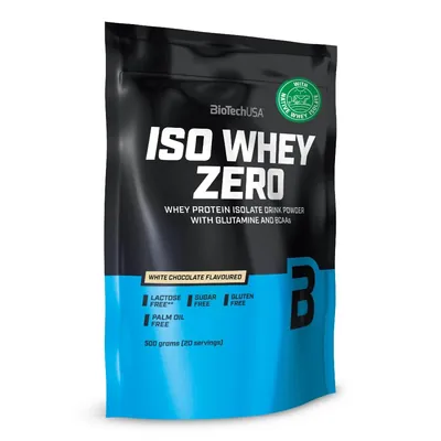Протеїн сироватковий ізолят Biotech Iso Whey Zero білий шоколад, 454 г